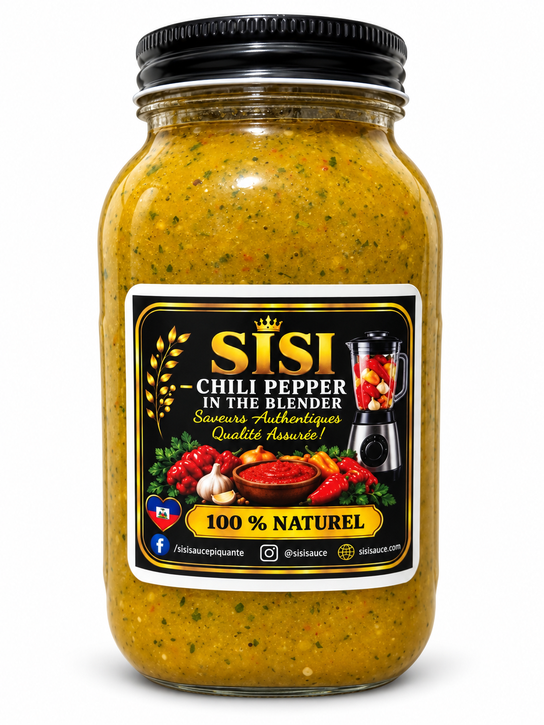 32 oz Sisi Chili Pepper Blend jar